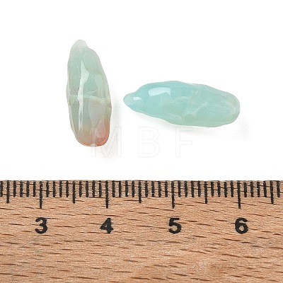Two Tone Imitation Gemstone Style Acrylic Beads AC-CBA6852-01L-1
