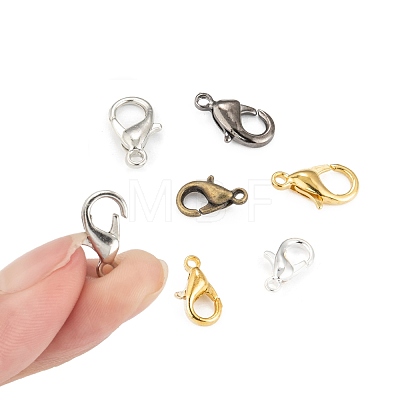 Alloy & Brass Lobster Claw Clasps FIND-MSMC003-01-1