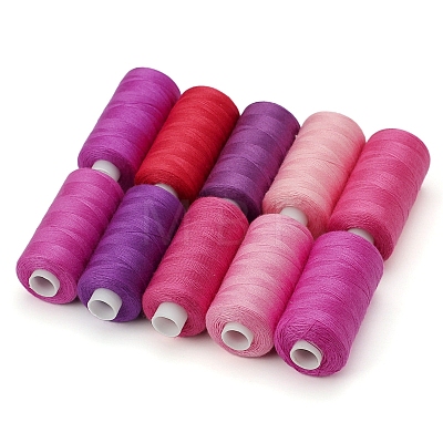 10 Colors Polyester Sewing Thread PW-WG4C286-12-1