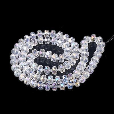 Electroplate Glass Beads Strands X-EGLA-Q093-10mm-A04-1