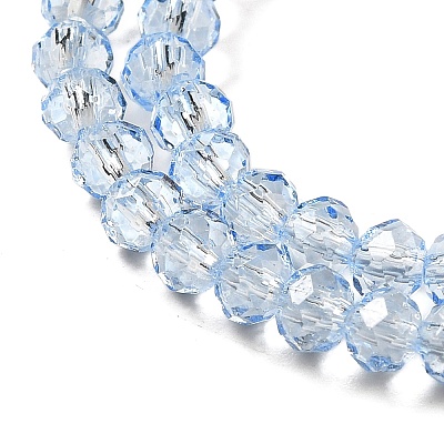 Transparent Baking Paint Glass Beads X1-DGLA-A034-T4mm-D13-1