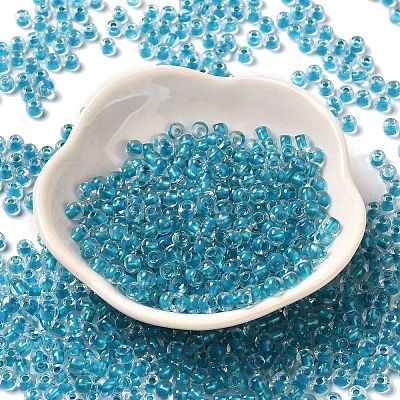 6/0 Transparent Colours Glass Seed Beads SEED-P006-01A-08-1