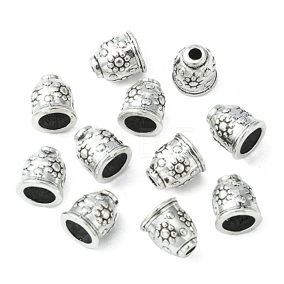 Apetalous Alloy Cord End Caps LS-TIBEB-0672-AS-RS-1