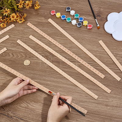 Wood Carving Waistline Edge Strips for Living Room Background Wall Decorative AJEW-GF0013-86B-1