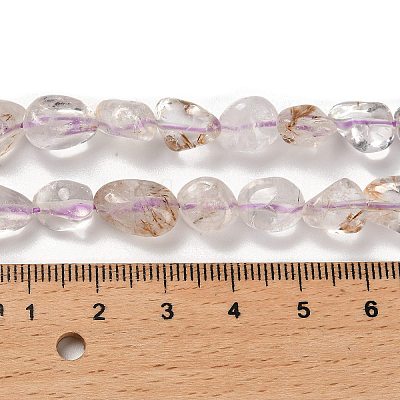 Natural Amethyst Beads Strands G-P497-01E-60-1