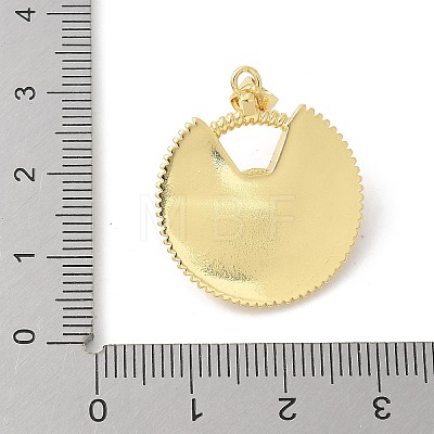 Cat Eye Pendants KK-P294-42G-02-1