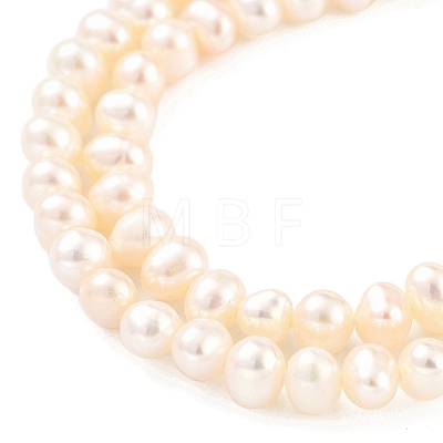 Natural Cultured Freshwater Pearl Beads Strands PEAR-C003-10F-1