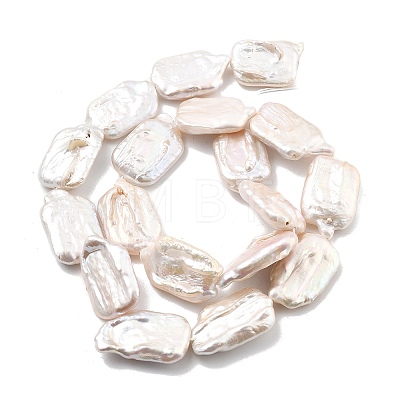 Natural Baroque Keshi Pearl Beads Strands PEAR-P064-01F-04B-01-1