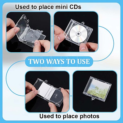 12 Bags Plastic CD Case Pendant Decoration AJEW-OC0016-44B-1
