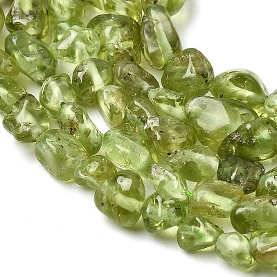 Natural Peridot Beads Strands G-H346-A01-01-1