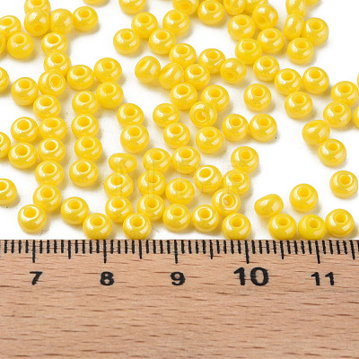 6/0 Czech Opaque Glass Seed Beads SEED-N004-003D-21-1