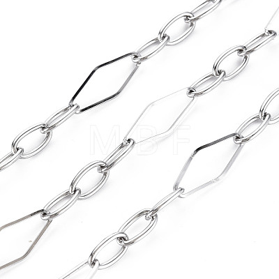 Tarnish Resistant 304 Stainless Steel Figaro Chains CHS-S008-013P-1