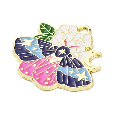 Alloy Enamel Pendants ENAM-C024-01E-01LG-1