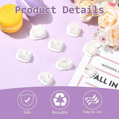 8 Pcs 8 Styles Polymer Clay Earring Cutters Kit ST-CJ0043-094-1
