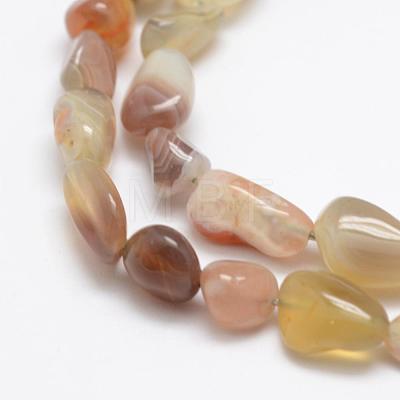 Natural Botswana Agate Beads Strands G-F521-45-1
