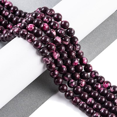 Natural Malaysia Jade Beads Strands G-A146-8mm-C16-1