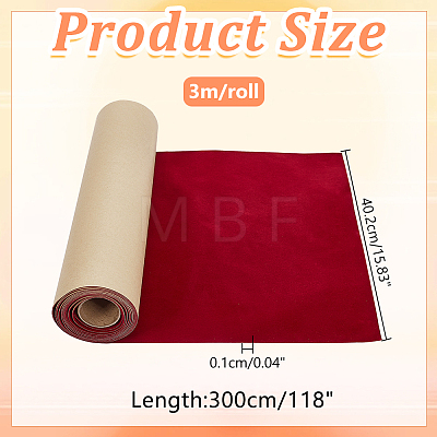 Self Adhesive Velvet Flocking Fabric FIND-WH0418-91B-1