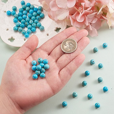 200Pcs Natural Howlite Beads G-CJ0001-67-1