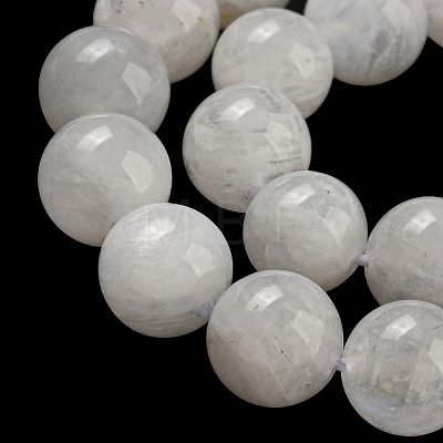Natural Rainbow Moonstone Beads Strands G-C068-8mm-1A-1