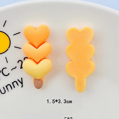 Valentine's Day Opaque Resin Decoden Cabochons PW-WG28439-03-1