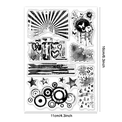 Custom PVC Plastic Clear Stamps DIY-WH0448-0301-1