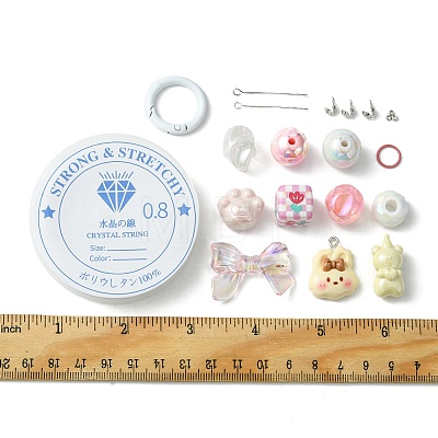 DIY Candy Color Keychain Making Kit DIY-FS0005-32-1