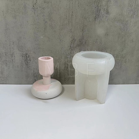 DIY Round Candlestick Silicone Molds SIMO-P002-G02-1