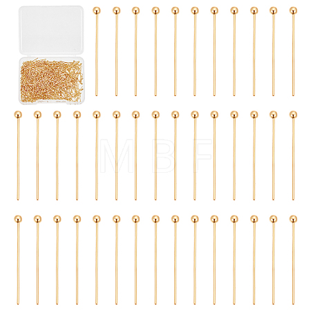 Brass Ball Head Pins KK-UN0003-31B-1