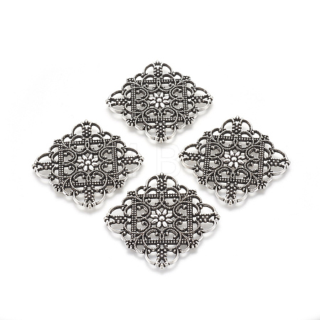 Tibetan Style Filigree Joiners LS-TIBEP-A2690-AS-FF-1