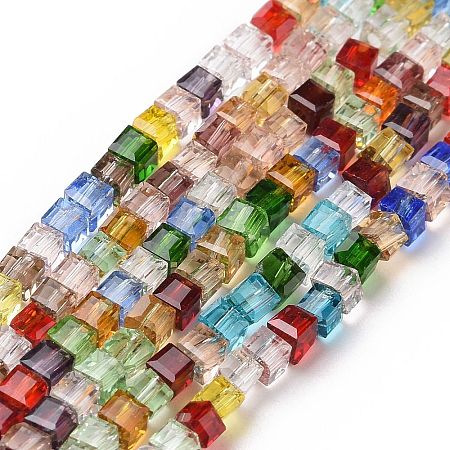 Transparent Glass Bead Strands GLAA-H018-03-1