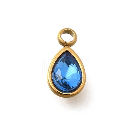 304 Stainless Steel Pendants STAS-Q346-04G-01-1