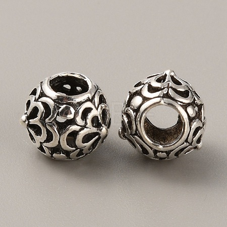 Tibetan Style Alloy European Beads FIND-TAC0002-065B-03-1