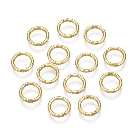 304 Stainless Steel Open Jump Rings STAS-R060-8x1.2-1