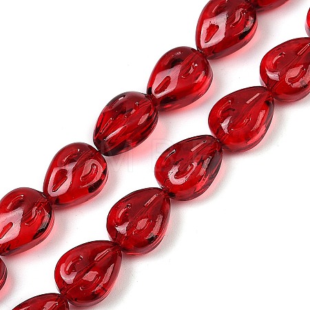 Transparent Glass Beads Strands GLAA-H038-03E-1