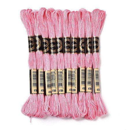 10 Skeins 6-Ply Polyester Embroidery Floss OCOR-K006-A09-1