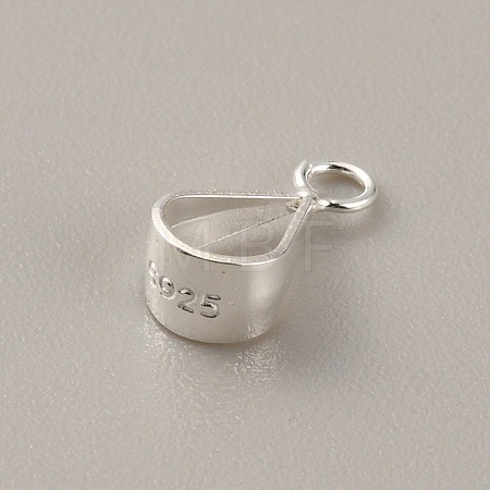 Sterling Silver Tube Bails STER-WH0010-03S-02-1