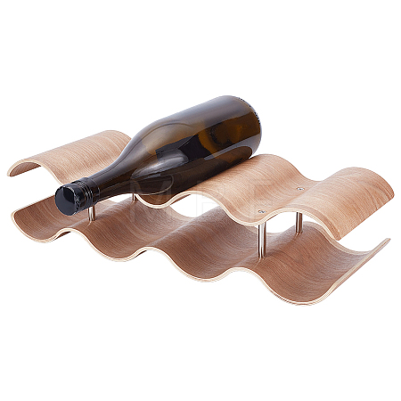 Wood Wine Rack Storage Shelf ODIS-WH0030-328A-1
