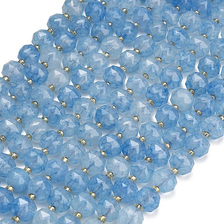 Dyed Imitation Jade Glass Beads Strands GL-Z001-02A-01-1