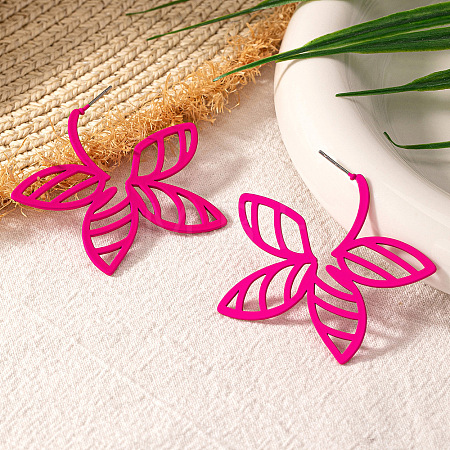 Alloy Stud Earrings FS-WGE7E1B-02-1