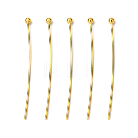 Brass Ball Head Pins KK-R020-07G-1