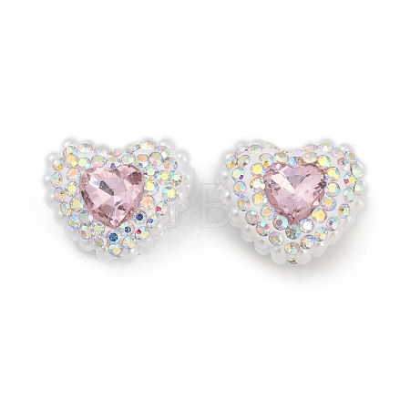 Polymer Clay Glass Rhinestone Beads CLAY-NH0001-13G-1
