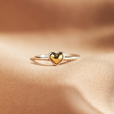 Heart 925 Sterling Silver Finger Rings for Women FS-WG1734C-04-1