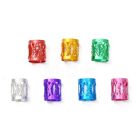 Aluminum Dreadlocks Beads Hair Decoration X-ALUM-R003-M-1