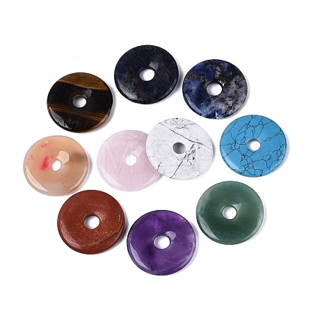 Natural & Synthetic Mixed Stone Pendants G-Q601-22-1