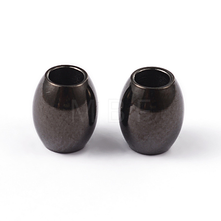 Barrel Ion Plating(IP) 304 Stainless Steel Spacer Beads STAS-L176-03B-1