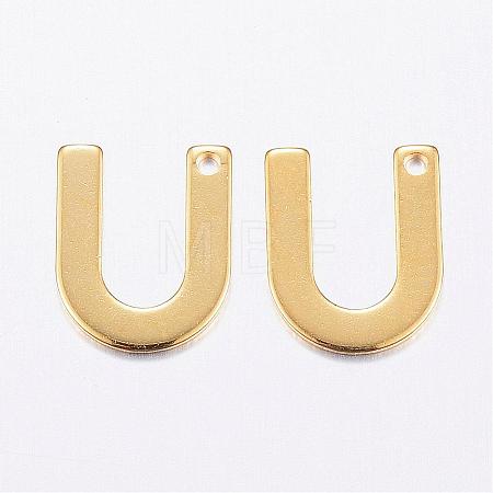 304 Stainless Steel Charms STAS-P141-U-1