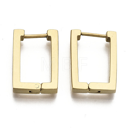 304 Stainless Steel Huggie Hoop Earrings X-STAS-R115-21G-1