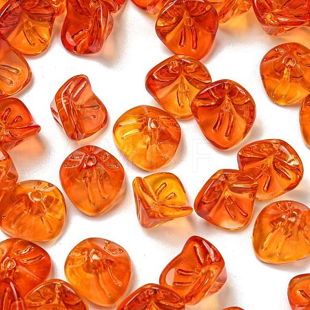 Electroplated Glass Beads GLAA-G119-01B-1