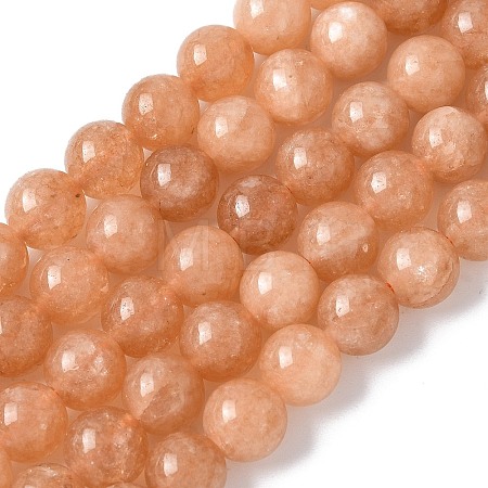 Natural White Jade Beads Strands G-F364-11-8mm-2-1