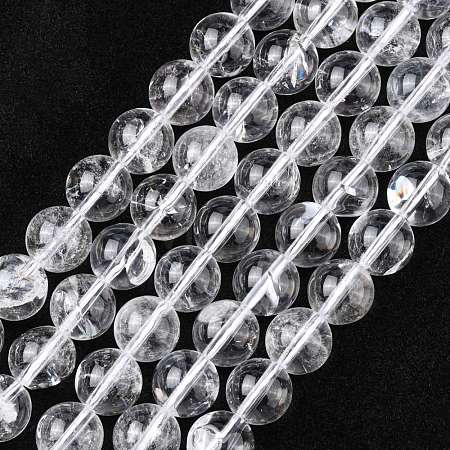Natural Quartz Crystal Beads Strands X-G-C175-10mm-2-1